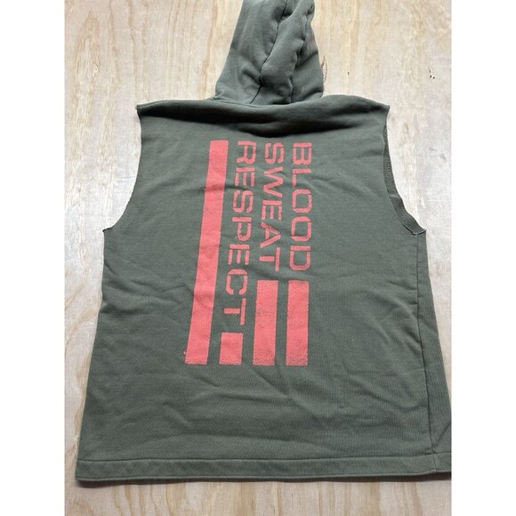 Under Armour Project Rock size XL Heavyweight Sleeveless Terry Hoodie - Picture 2 of 6